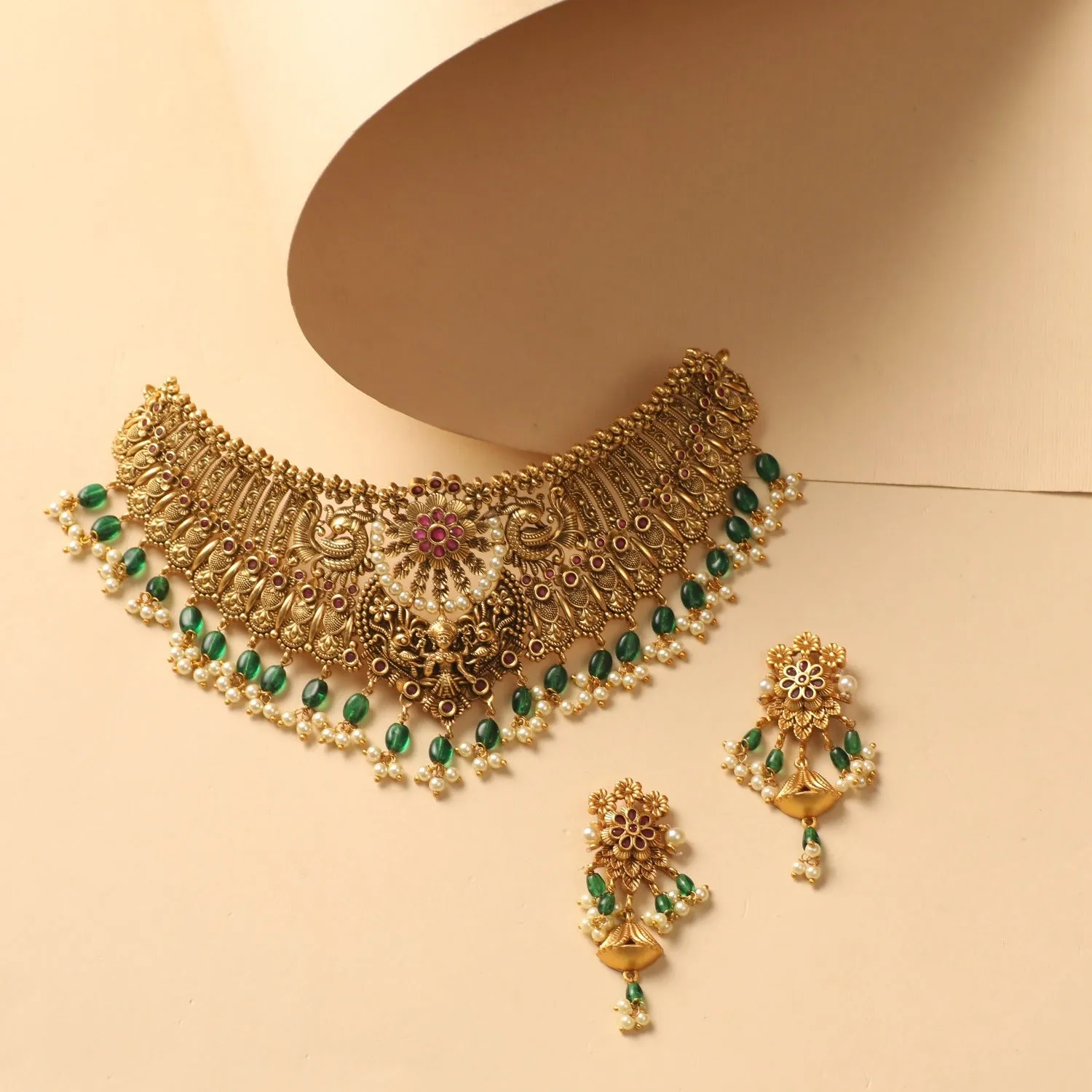 Uthpala Antique Nakshi Choker Set